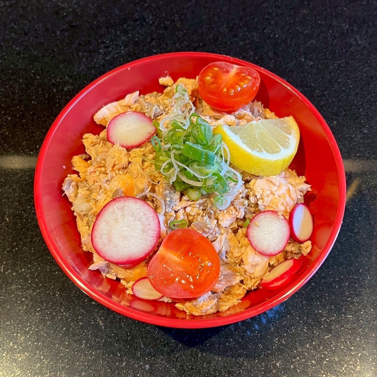 シャケフレーク丼